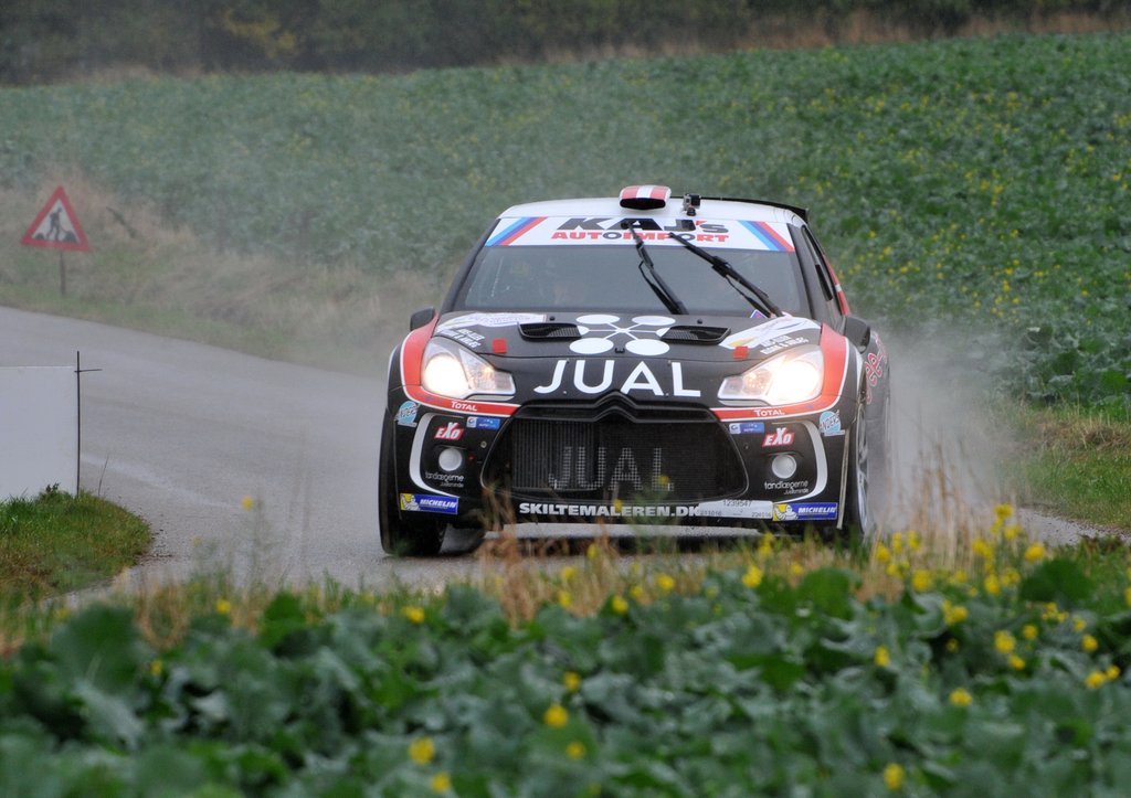 Den 8. april skydes den danske rallysæson for alvor i gang. Den lørdag køres der først rallytest ved Vejerslev, dernæst Hammel Autolak Rally Grand Prix i Kongensbro
(Foto: Morten Alstrup)